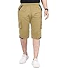 Mens Shorts Casual ||Cargo Shorts for Men ||Stylish Multi-Utility Pockets||01_Capri_Beige -30