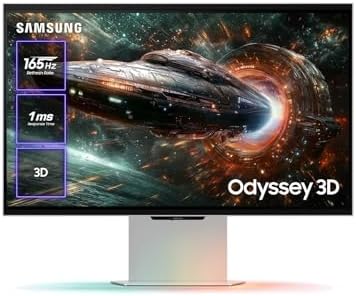 Samsung Odyssey 27" 3D G90XF Gaming Monitor 4K 3840 x 2160, 16:9,...