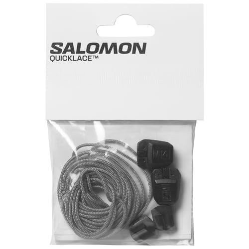 Salomon Quicklace Kit, Footwear Lace Replacement Accessory - FTW Silver/Black/Black - NS