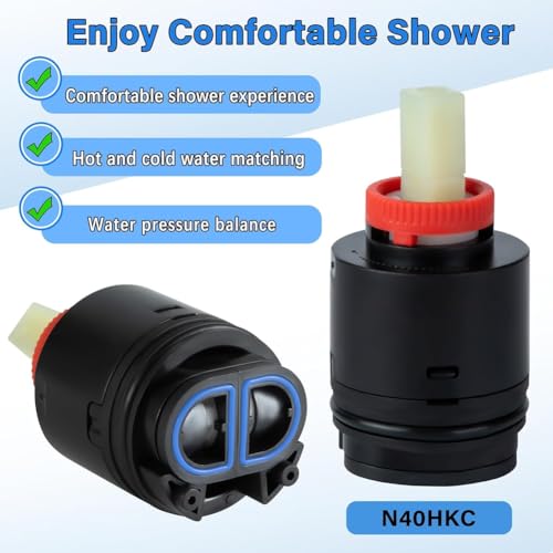 Cartouche de douche pour vanne de douche compatible robinet de baignoire - 6