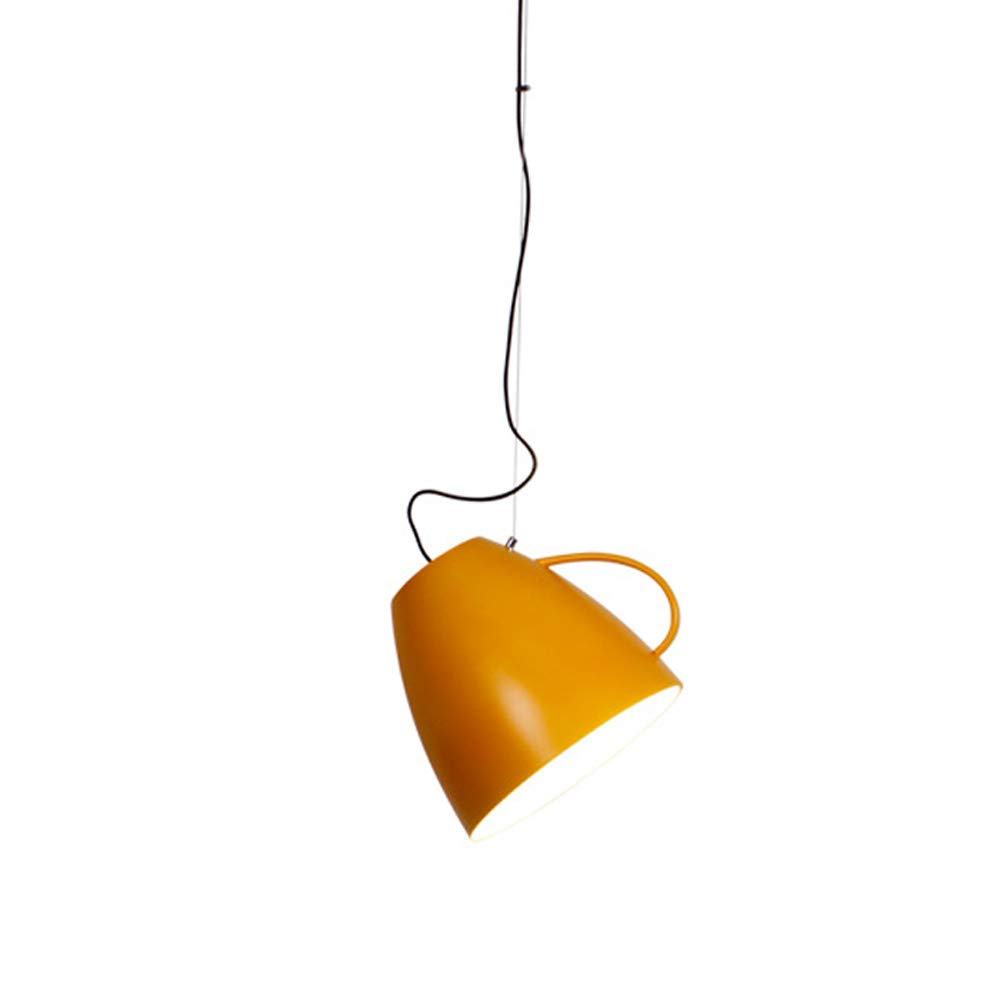 Lustre LED café en fer avec éclairage décoratif anti-éblouissement pour table