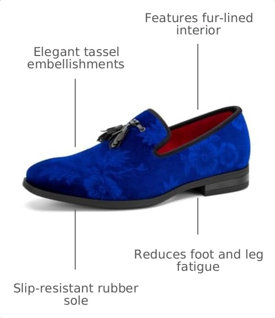 Image of JITAI Men's Fashion Loafers Wedding Shoes Loafers for Men Party Shoes