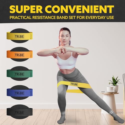 Tribe Lifting Fabric Resistance Bands For Working Out thumb #6