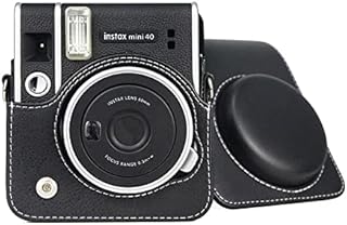 Mini 40 Camera CaseInstant Camera Protective Case Compatible with Instax Mini 40 Instant Film Camera (Black)