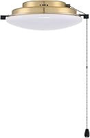 Vista 4 de Craftmade - Kit de 1 luz universal para ventilador de techo en acabado negro plano con opción de temperatura de color LED regulable integrada de 20