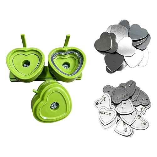 Presse à boutons pour fabriquer facilement des badges cœur