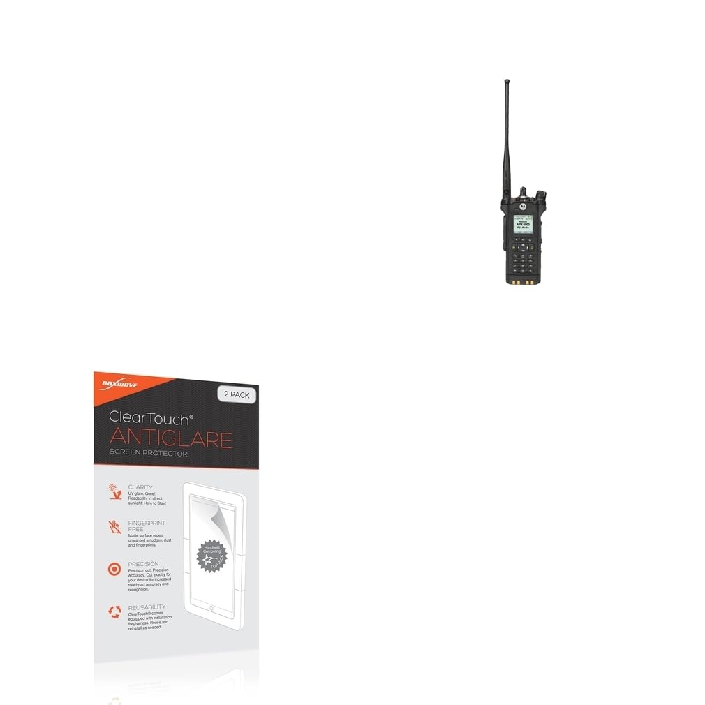 BoxWave Screen Protector Compatible with Motorola APX 6000 - ClearTouch Anti-Glare (2-Pack), Anti-Fingerprint Matte Film Skin