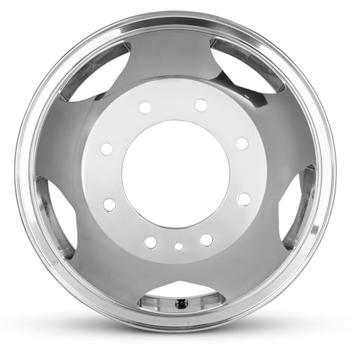For 11-23 GMC Sierra 3500 11-22 Sierra 3500 Denali 17 Inch Polished Aluminum Rim- OE Direct Replacement - Road Ready Car Wheel