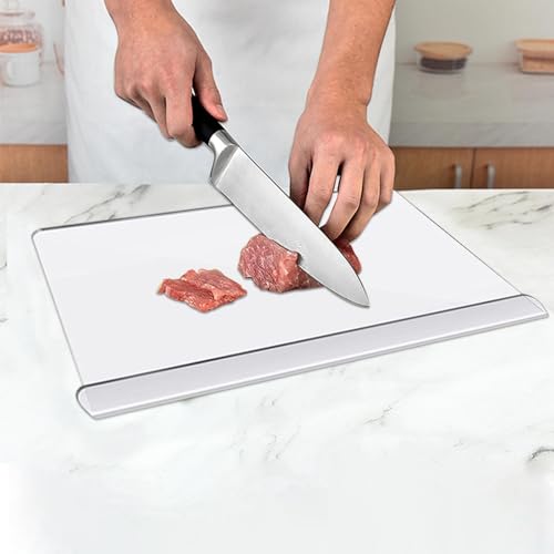 Planche à découper pour cuisine transparente antidérapante et portable - 4