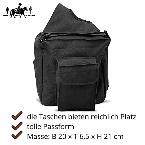 Satteltasche für Pferde – Amka Hornpacktasche für Westernsättel