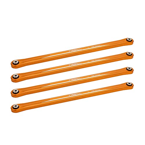 Barres inférieures TREAL 160,5 mm pour run de Mega Truck Losi LMT orange