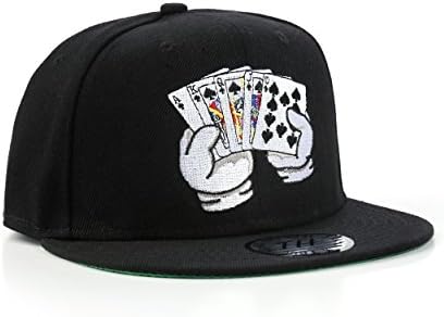 Texas Poker Hands Royal Flush Snapback Baseball Cap