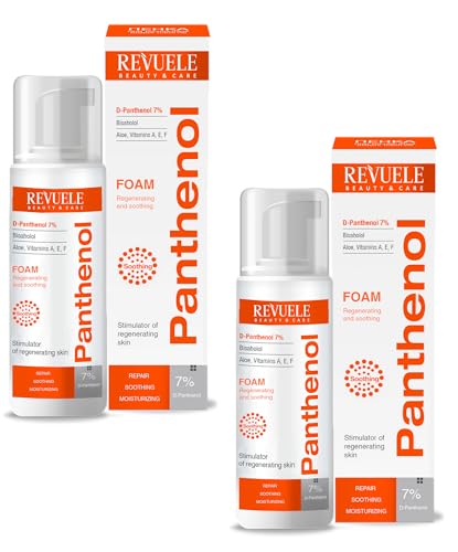 REVUELE Panthenol Schaum 7% Aloe Vera Vitamine 2er Pack 2x150ml