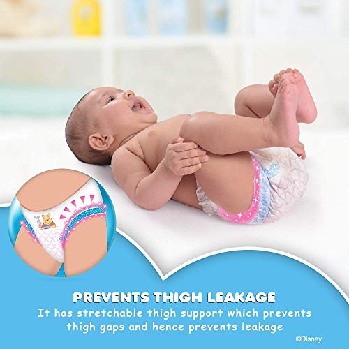 Image of Mamypoko Pants Extra Absorb Diapers (White, Large, 64 X 2-128 Pieces) Pack of 2, Unisex, Unisex