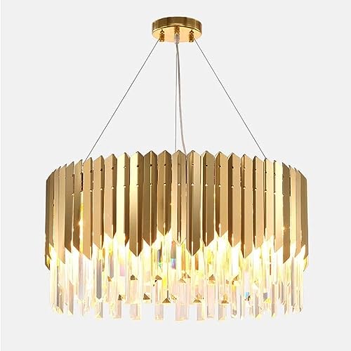 Luminaire rond moderne pour illuminer un grand salon sombre avec élégance et clarté