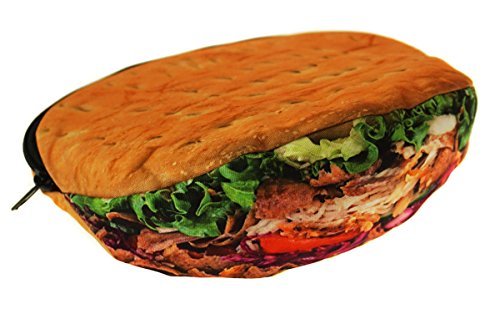 Ferocity Mäppchen Federtasche Schlamperbox Federmäppchen Schüleretui Karpfen Stiftemappe grün braun Kebab [008]