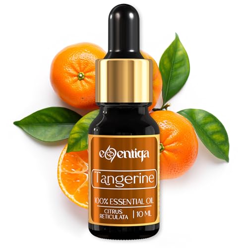 Mandarinenöl Duftessenz intensiv fruchtig-süß für Diffuser und Duftlampe, ideal für Saunaaufguss, Kerzenherstellung, Seifen, Duftwachs und Raumduft