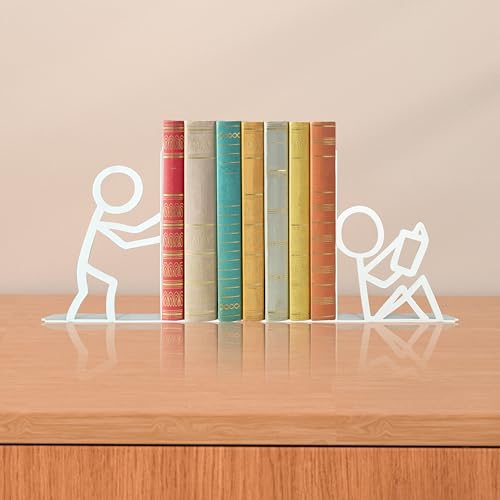 Metal Unique Office Desk Bookends Bookends Decorative Cute Book Ends