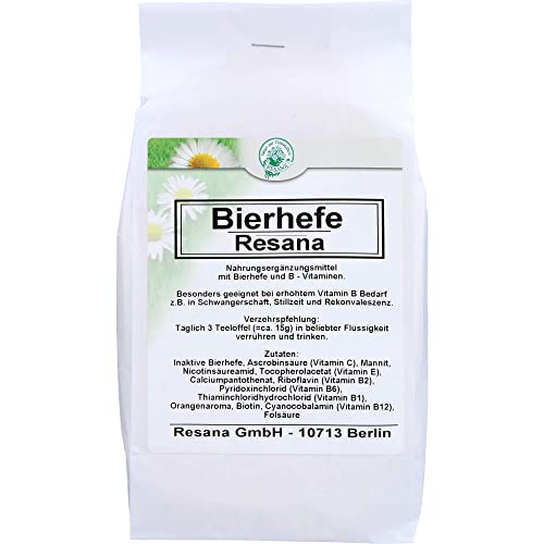 Bierhefe Resana Pulver bei erhöhtem Vitamin B-Bedarf, 500 g Pulver Cover