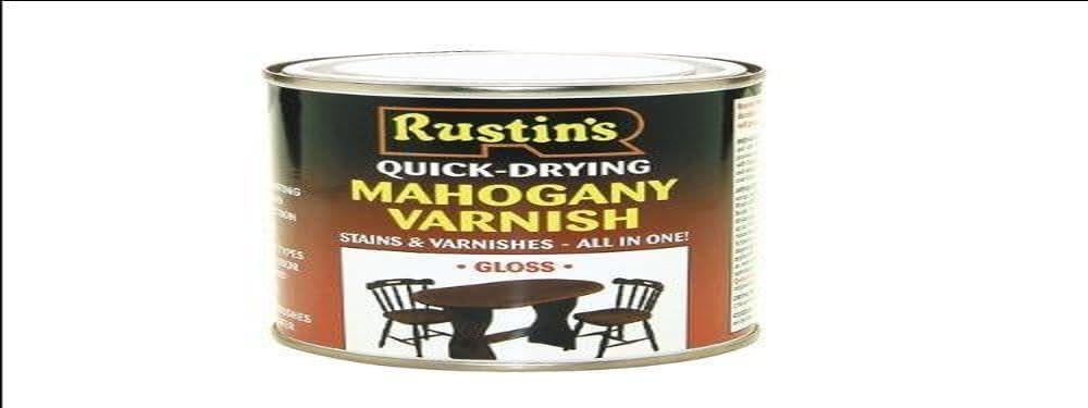 RUSTINSVGOA250 250 ml Quick Dry Varnish Gloss - Oak