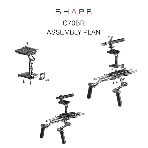 Image of SHAPE BASEPLATE, CAGE with Handles for Canon C70