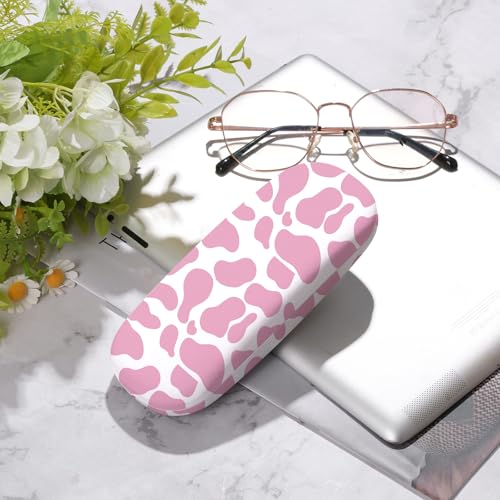 Image of Glasses Case Hard Shell,Portable Protective Eyeglasses Case, Eyeglass Holder Box with Cleaning Cloth,for Women Men