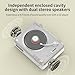 CD Player with Stereo Speakers, Retro Portable CD Players for Home, Bluetooth Transmitter,AUX Output, USB Mode and TF Card Support, Headphone Output and Remote Control
