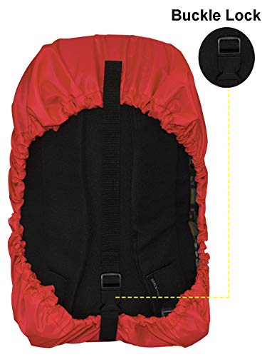 Image of Killer Mini Rain & Dust Cover with Pouch Red for Small 12 Litre Backpacks