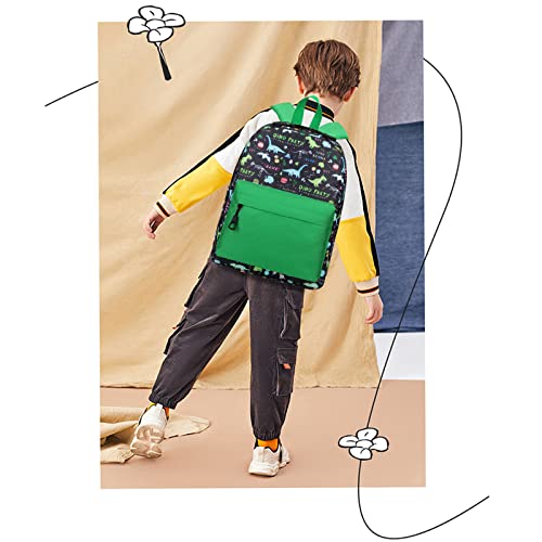 Vanaheimr Kids Backpack Boy Dinosaur Toddler Preschool Backpack Classic Bookbag Daycare Travel School Bag Nursery With Chest Strap #TOP5