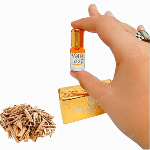 OML Asam Oud Attar Arabian Luxury Fragrance Long Lasting Smell 3ML Bottle No Alcohol.