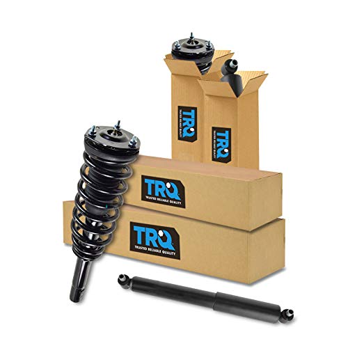 Trq 4 Piece Front & Rear Complete Shock Assembly & Shock Absorber Kit Set For 2010-2012 Ford Fusion V6 3.0L & 3.5L / 2010-2011 Mercury Milan V6 3.0L / 2010-2012 Lincoln Mkz V6 3.5L #TOP17