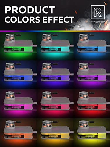 M. Rosenfeld Portable Hookah Set With Everything And Case - Premium White Small Hookah Set For Travel Flat Hookah Box Hookah Set With Charcoal Holder & Coal Cover- Travel Hookah Set With Everything #TOP2