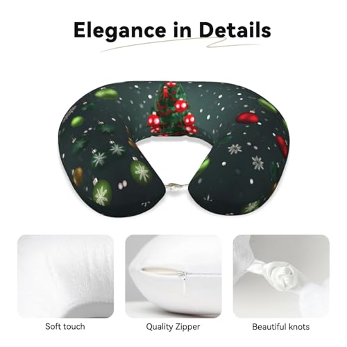 Almohada de Viaje con Espuma Viscoelástica Negra miniatura 4
