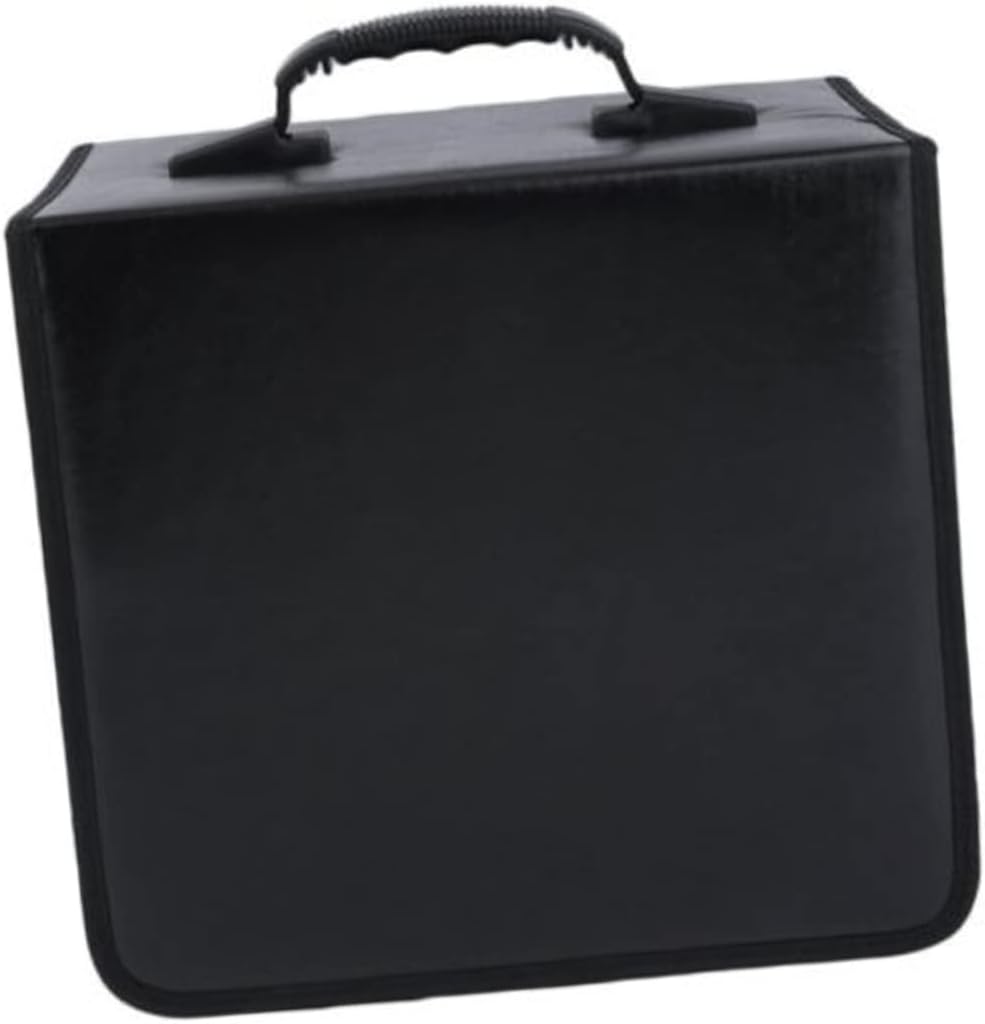 OUNONA Discs Cd Wallet Holder Bag Case Portable Cd Dvd Organizer Separate Sections Large Capacity Storage Case for Travel