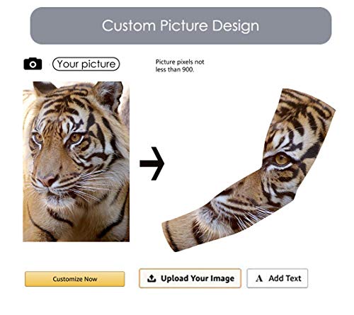 Choo Customized & Personalized Compression Elbow Brace Support Sports Sleeves For Girls/Boys/Kids,White,Adult Large #TOP1