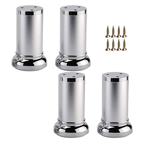 Patas de sofá modernas ajustables de 10 cm, 4 cilindros antideslizantes para camas, sillas y baños, elegante ajuste de altura silencioso para mejorar la decoración del hogar y la estabilidad de los