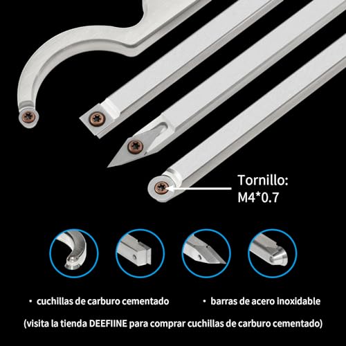Formones para madera de 465mm y herramientas de torno de carburo para artesanía 6