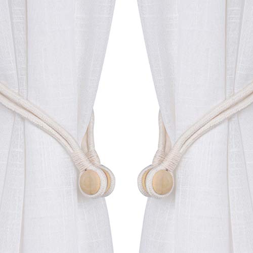 CUKCIC Cuerdas para Cortinas Magnética Cortina Tieback Estilo Europeo Cortina Hebilla