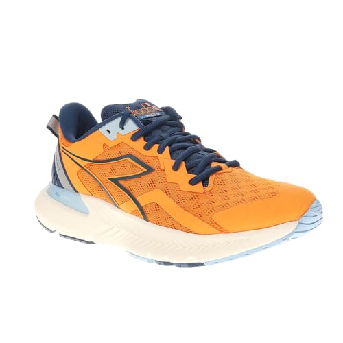 Diadora Mens Mythos Blushield Volo 3 Running Sneakers Shoes - Blue, Orange - Size 9 D2