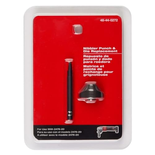 For Milwaukee 48-44-0272 M12 FUEL 16 Ga Nibbler Punch & Die Set