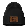 Customized Beanie Bulk Personalized Beanie Unisex Custom Knit Hat with Logo Text Image