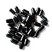 YEJI 25 Pcs 1/4" Black Screw Thread Protectors