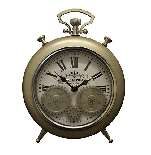 Vintage Skeleton Desk Clock