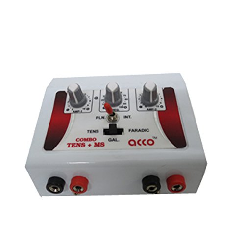 Acco Physio Therapy Mini Tens + MS | Tens MS Combo Machine | Physiotherapy Combo for Pain Relief | Tens MS Machine for Physiotherapy