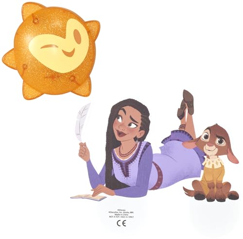 DecoSet Disney's Wish Shining Star Cake Topper, 2-Piece Decoration Set with Asha, Valentino, And Light Up Star, For Birthday And Celebrations by DecoPac - Image 2