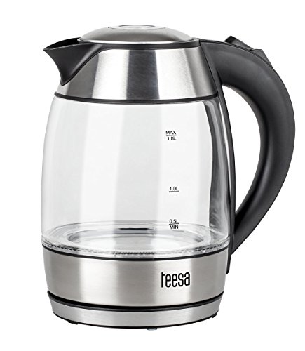Preisvergleich Produktbild Teesa TSA1510 Wasserkocher 1,8 L, Metallic