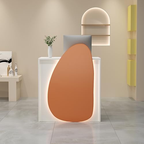 Comptoir de réception verrouillable avec tiroir au design moderne pour la vente au détail et la restauration