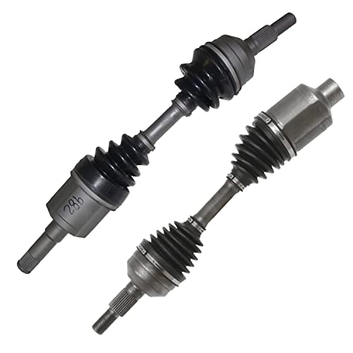 Image of Detroit Axle - Front 2pc CV Axles for Chevrolet Captiva Sport Equinox GMC Terrain Pontiac Torrent Saturn Vue, 2 CV Axle Shafts Assembly Replacement