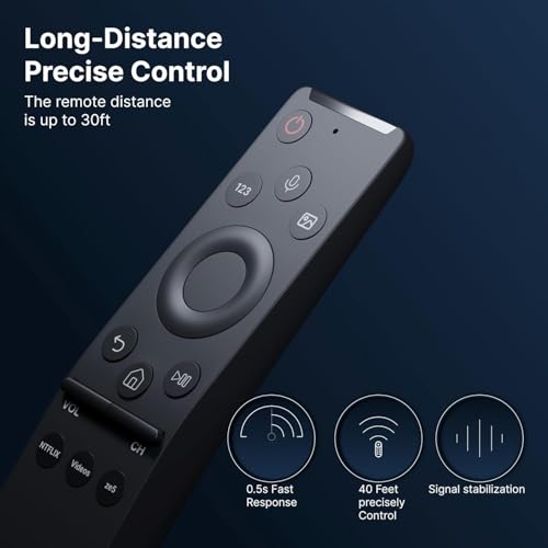Image of ZdalaMit Bluetooth Voice Command Compatible with Samsung Smart 4K Tv Remote Control of Original BN59-01312F with Samsung Ultra Curved TV Remote Control and Compatible for LED Android UHD by Tu-DOX