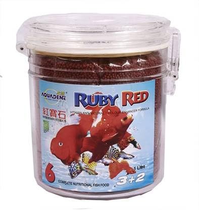 PETBUDDIES Aquadene Ruby Complete Nutritional Fish Food for Red Parrot Flower Horn Gold Fish, 1kg (Pack of 1) (B0CNRHY7HZ) Amazon Price History, Amazon Price Tracker